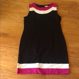 Lilly Pulitzer black fitted shift dress